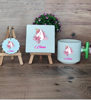 Unicorn Hediye Seti Kupa Bardak T Kulplu, Dekoratif Taş, Anahtarlık Kız Çocuğuna Arkadaşa Sevgiliye Doğum Günü Hediyesi (Model 8)
