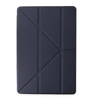 İPad 10.Nesil iPad 10.9 Uyumlu Standlı Kalemlikli Tablet Kılıfı 5 Kullanım Modu (Lacivert)