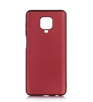 Xiaomi Redmi Note 9 Pro Kılıf Kamera Çıkıntılı Soft Silikon (Mürdüm)