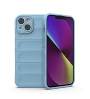 IPHONE 13 UYUMLU OPTİMUM LENS KORUMALI SİLİKON KILIF (Mavi)