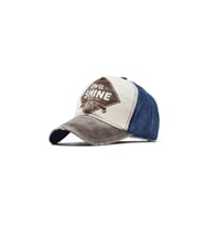 Şapka Unisex Jewel Shine Beyzbol Eskitme Şapka Cap Çap Mevsimlik Şapka Jwl.shn.yn.001 (Lacivert-Kahverengi)