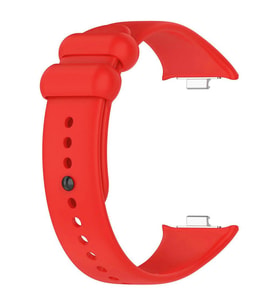 Microsonic Xiaomi Redmi Watch 4 Kordon Silicone Sport Band Yeşil (Kırmızı)