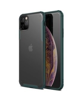 Microsonic Apple iPhone 11 Pro Max (6.5'') Kılıf Frosted Frame (Yeşil)