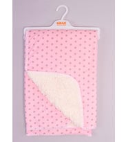 Puanlı Baby Face Battaniye (Pembe)