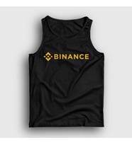 Presmono Unisex Beyaz Logo Binance Bitcoin Atlet 322893tt (Siyah)