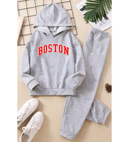 Çocuk Boston Eşofman Takımı (Gri)