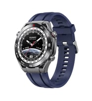 Microsonic Huawei Watch Ultimate Kordon, Silicone Sport Band Yeşil (Lacivert)