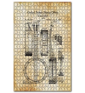 Cakapuzzle Banço Patent 1882 Puzzle Yapboz MDF (Ahşap) (1000 Parça)