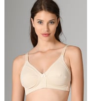 NBB Klasik Toparlayıcı Balensiz Desteksiz Penye Micro Sütyen (Beyaz, Siyah,Ten) (Ten)