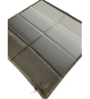 Hibrit Desenli Kristal Eşarp - 04683 (Haki - Açık Gri)