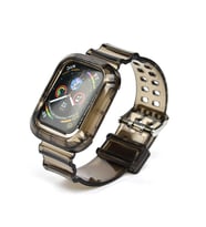 Apple Watch 42mm KRD-27 Silikon Kordon (Siyah)