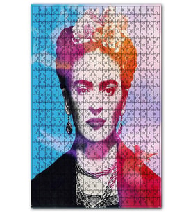 Cakapuzzle Frida Kahlo Portre Puzzle Yapboz MDF (Ahşap) (1000 Parça)