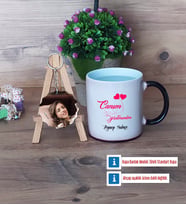Öğretmene Hediye Kupa Bardak Beyaz ve Fotoğraflı Ahşap Anahtarlık Hediye Öğretmenler Günü Hediyesi (Model 9)