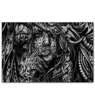 Cakapuzzle Düşünen Kadın Portresi Metal Gravür  Puzzle Yapboz MDF (Ahşap) (1000 Parça)