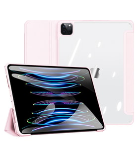 Dux Ducis iPad Pro 12.9 2022-2021-2020-2018 Kılıf Copa Series Uyku Modlu Kapaklı Kılıf (Pembe)
