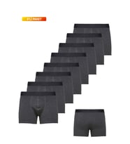 Erkek Karışık Basic Boxer 8'li Paket (Antrasit)