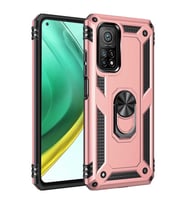 Xiaomi Mi 10T 5G Kılıf Yüzüklü Zırh Tank Vega (Rose)