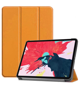 Apple iPad Pro 11 2020 Zore Smart Cover Standlı 1-1 Tablet Kılıfı (Turuncu)