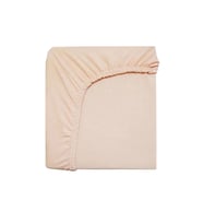 60 x120 + 15 cm Pamuklu ve Lastikli Fittet Penye Bebek Çarşafı (Yavruağzı)