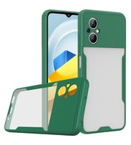 Xiaomi Poco M5 Kılıf Zore Parfe Kenarları Pastel Renk Silikon Kılıf (Koyu Yeşil)
