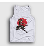 Presmono Unisex Sarı Levi Anime Attack On Titan Atlet 123730tt (Beyaz)