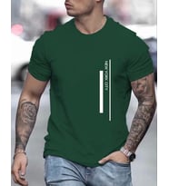 AMOR MAN ÖZEL TASARIM NEW YOK CİTY ŞERİT BASKILI OVERSİZE YENİ TREND ERKEK T-SHIRT (Yeşil)