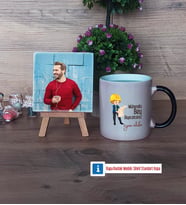 Mühendisler Günü Hediyesi Fotoğraflı Dekoratif Taş, Kupa Bardak Beyaz Hediye (Model 9)