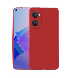 Oppo A76 Kılıf Zore Premier Silikon Kılıf (Kırmızı)