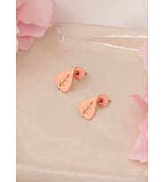 925 AYAR GÜMÜŞ YAPRAK KÜPE (Rose)