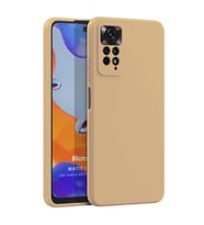Microsonic Matte Silicone Xiaomi Redmi Note 12 Pro 4G Kılıf Siyah (Altın)