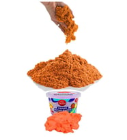 Esnek Oyun Kumu 30 gr 1 Paket Canlı Renkler Bubu Oyun Kumu Esnek Kum Hamuru Uzun Süre Kullanım (Turuncu)