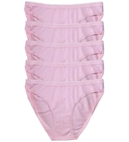 Kadın Penye Bikini Külot 5 Adet  (Toz Pembe)
