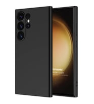 Microsonic Samsung Galaxy S24 Ultra Kılıf Groovy Soft Koyu Yeşil (Siyah)