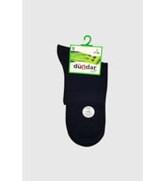 Dündar Erkek Plus Bambu Kısa Konç Çorap 4131/1 - 12 Adet (Siyah)