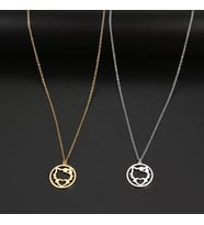 Kişiye Özel 925 Ayar Gümüş Hello Kitty Kolye (Gümüş)