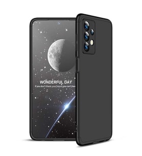 Galaxy A13 4G Kılıf Zore Ays Full Koruma Kılıf (Siyah)