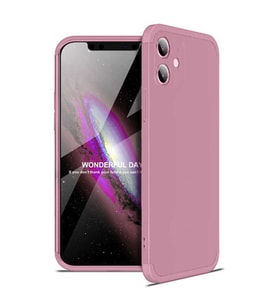Apple iPhone 12 Kılıf Zore Ays Full Koruma Kılıf (Rose)