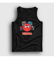 Presmono Unisex Siyah Crew Oyun Red Ball Atlet