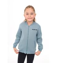 Toontoy Kız Çocuk Nakışlı Hırka (Açık Mavi)