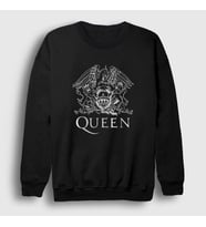 Presmono Unisex Beyaz Zodiac Queen Sweatshirt 103251tt (Siyah)