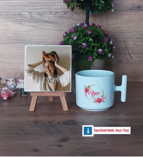 İsme Özel Doğum Günü Hediyesi Fotoğraflı Dekoratif Taş, Kupa Bardak Beyaz Hediye (Model 12)