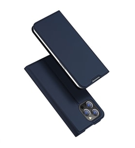 Dux Ducis iPhone 14 Pro 6.1 Kılıf Skin Pro Series Flip Cover Kapaklı Kılıf (Lacivert)