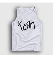 Presmono Unisex Sarı Logo Korn Atlet 92332tt (Beyaz)