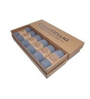 Çorapdiyari Premium % 100 Pamuklu Dikişsiz Mevsimlik Erkek Çorabı (Gri)