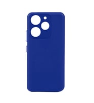 Kvy Tecno Spark 10 Pro Biye Silikon Kılıf (Mavi)