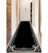 Dijital Baskılı Kaymaz Taban Yıkanabilir Modern Yolluk Ve Koridor Halısı NDU-HS-416 (Çok Renkli)