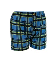 JOJOBOY POLO  ERKEK MAVİ-SİYAH-SARI DESENLİ BOXERDON 2 Lİ (Siyah)