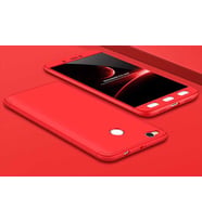 Xiaomi Redmi 4x Kılıf Zore Ays Full Koruma Kılıf (Kırmızı)