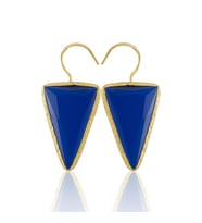 Kadir Jewellery 22 Ayar Altın Kaplama Vintage Küpe -El İşçiliği Ve Hipoalerjenik Küpe (Parlement)