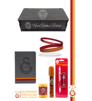 Galatasaray Orijinal Lisanslı Kalem Bileklik Bloknot Hediyelik Set (Kırmızı)